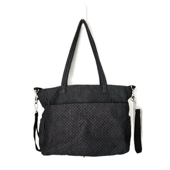 Vera Bradley Navy Blue Quilted Diaper Baby Bag with Changing Pad - Picture 4 of 8